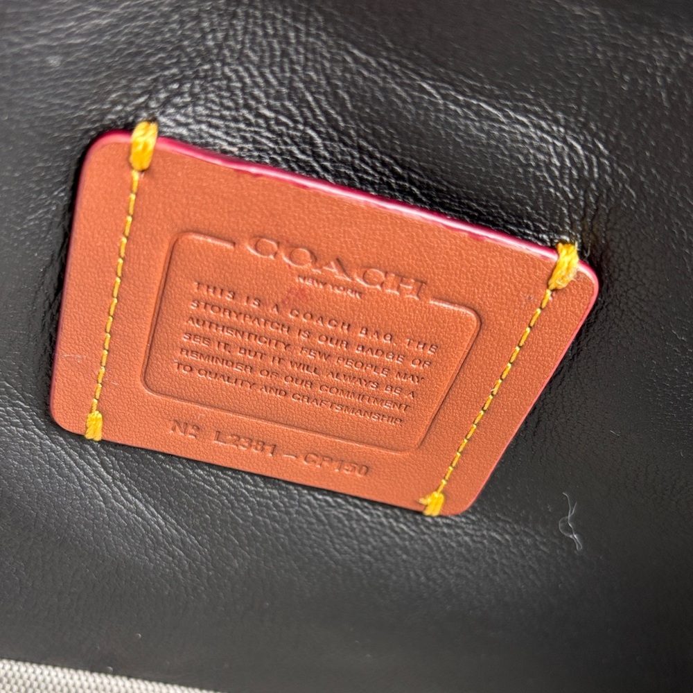 Coach Quilted Tabby 26 Black on Black - Picture 10 of 13